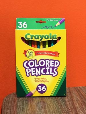 Image of CRAYOLA COLORED PENCILS 36-PK