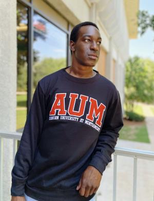 Image of AUM EMBROIDERED TACKLE TWILL CREW